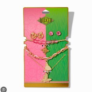 Wicked™ Claire's Exclusive Glinda Jewelry Set - 5 Pack NWT